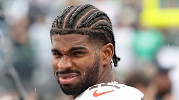 Cleveland Browns quarterback Shedeur Sanders