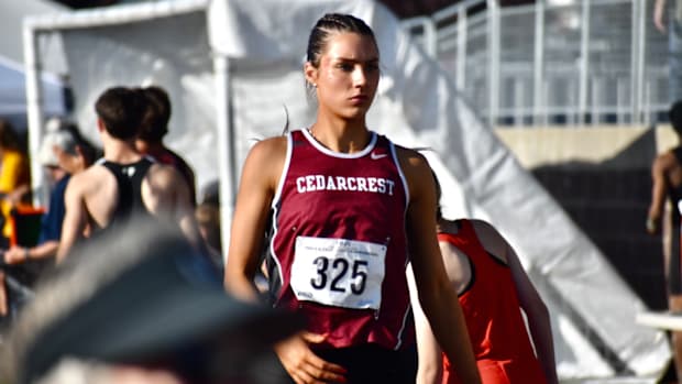 Laine McKenzie, of Cedarcrest, wrapped up four Class 2A state championships this weekend at Star Track in Tacoma.