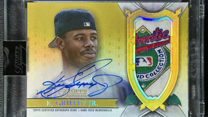 The Top 5 Autographed Ken Griffey Jr. Baseball Cards (featured). Photo by ON SI Collectibles