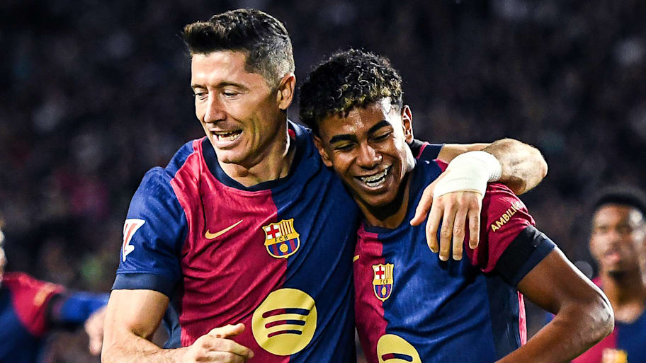 Robert Lewandowski, Lamine Yamal