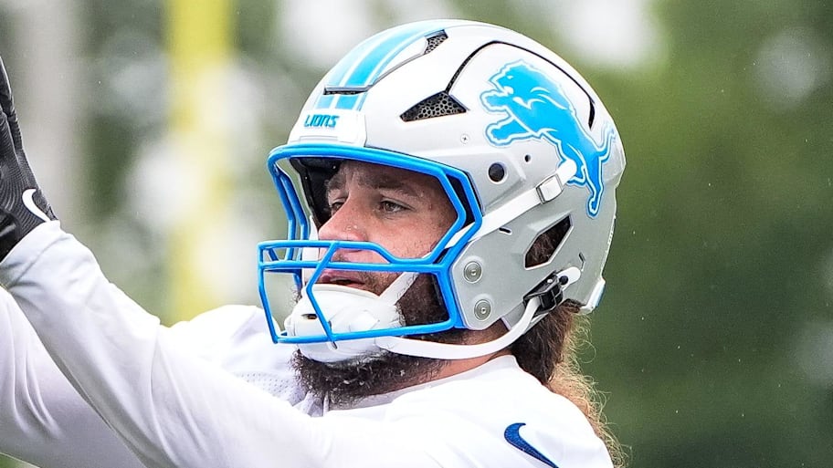 Detroit Lions linebacker Grant Stuard (15).  | Junfu Han / USA TODAY NETWORK via Imagn Images