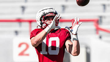 Nebraska tight end Heinrich Haarberg