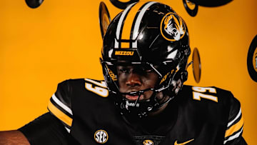 North Cobb offensive lineman Brandon Anderson on his official visit to the University of Missouri on Sunday, June 8. 