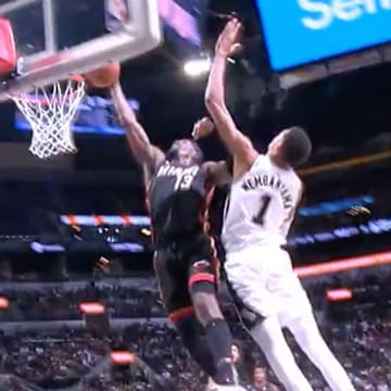 Bam Adebayo dunked on Wemby. 