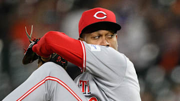 Cincinnati Reds pitcher Alexis Diaz