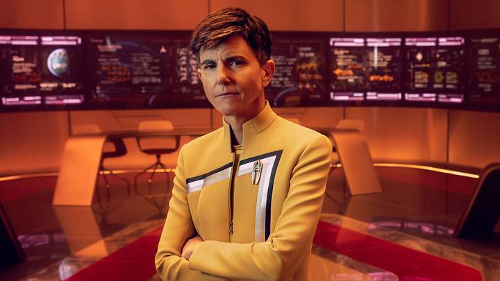 Tig Notaro in season 1 of Star Trek: Starfleet Academy streaming on Paramount+. Photo Credit: Miller Mobley/Paramount+