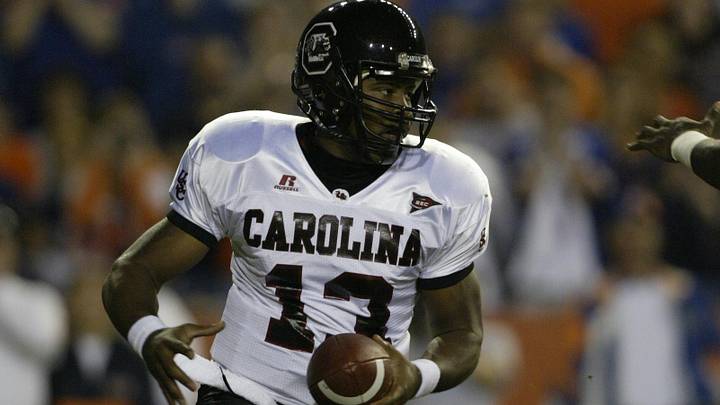 Former South Carolina football quarterback/wide receiver/defensive back Syvelle Newton
