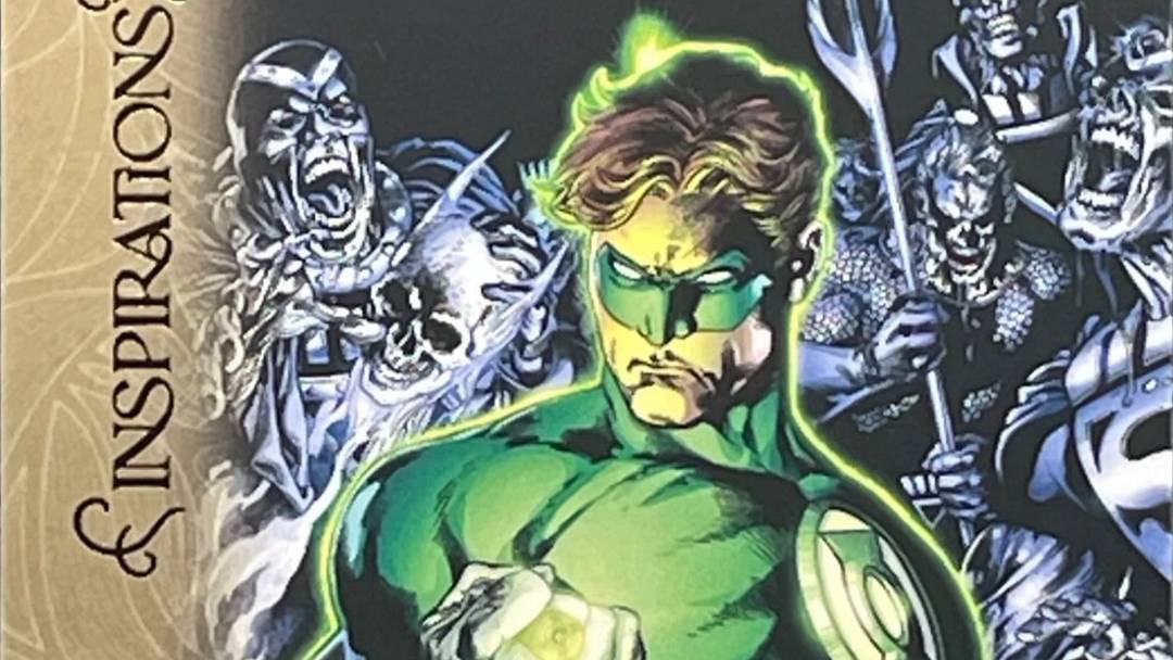 2026 Upper Deck Inspirations: World of DC Gold Green Lantern #51. 