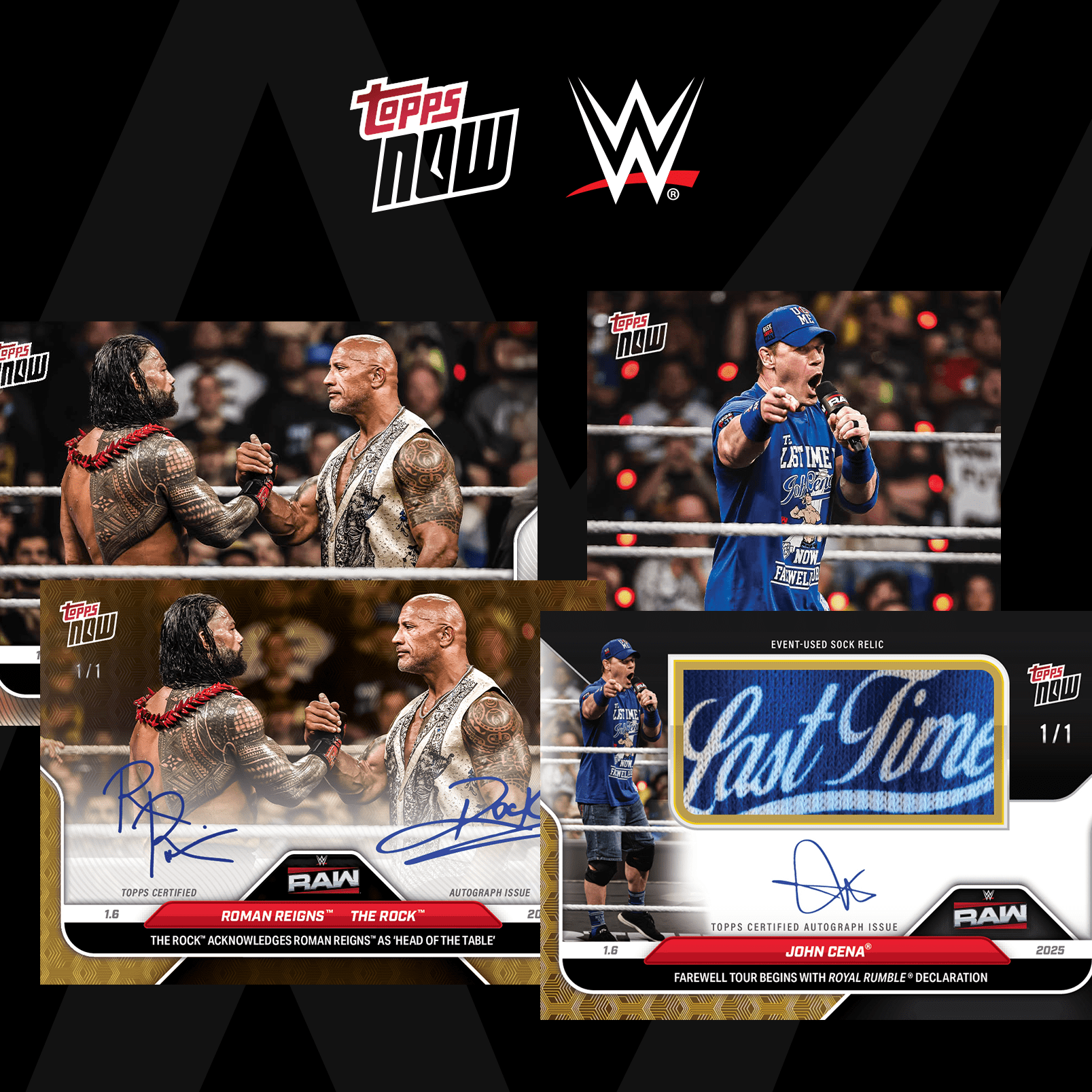 WWE Topps Now Has Arrived Featuring Autographs and Relics from The