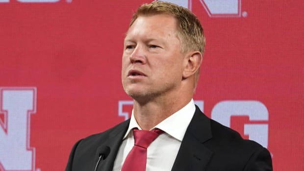 Nebraska Cornhuskers head coach Scott Frost 