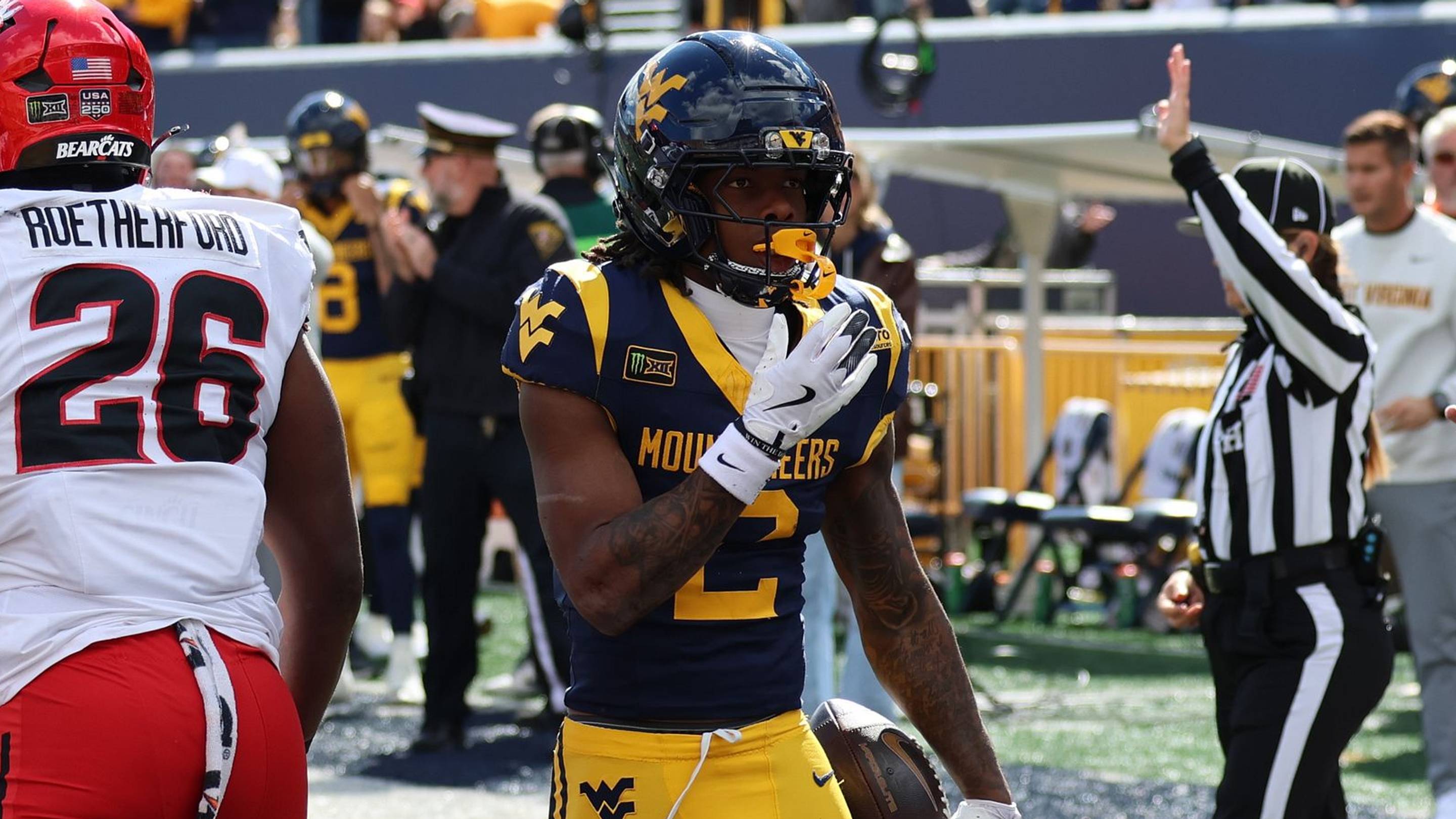 West Virginia University receiver DJ Epps | Christopher Hall - West Virginia on SI