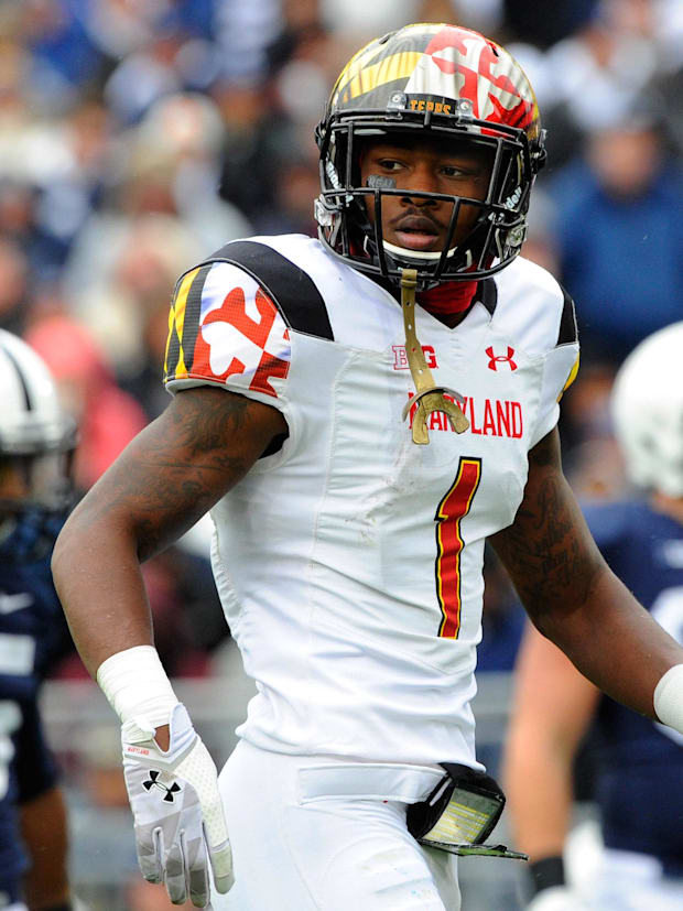 Former Maryland Terrapins wide receiver Stefon Diggs.