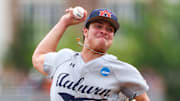 Auburn Tigers pitcher Andreas Alvarez didn't give up an earned run in four innings, but the offense couldn't get going against red hot Coastal Carolina. 