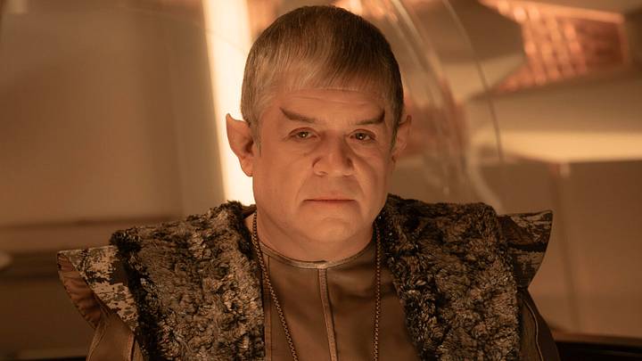 Patton Oswalt as Doug in season 3 , Episode 8 of Strange New Worlds streaming on Paramount+. Photo Credit: Marni GrossmanParamount+