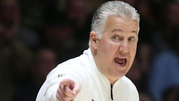 Purdue Boilermakers head coach Matt Painter yells down court 