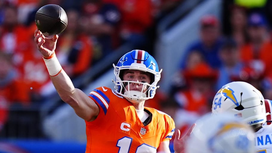 Denver Broncos quarterback Bo Nix