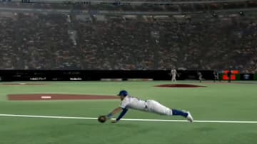 Highlight of a diving play from Dansby Swanson during the Chicago Cubs' 4-2 win over the Yomiuri Giants.