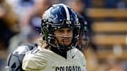 Apr 19, 2025; Boulder, CO, USA; Colorado Buffaloes quarterback Julian Lewis (10) during the spring game at Folsom Field.