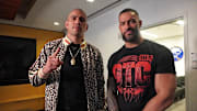 UFC Light Heavyweight Alex Pereira and Roman Reigns meet up at WWE SmackDown.
