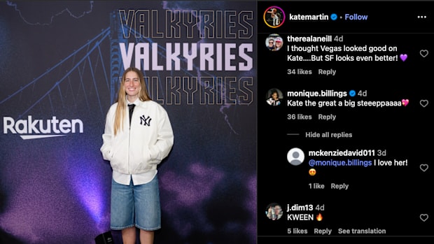 Kate Martin Instagram post.