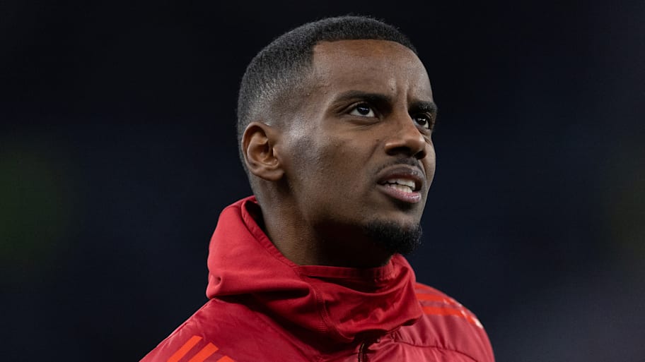 Alexander Isak looking slightly bemused.