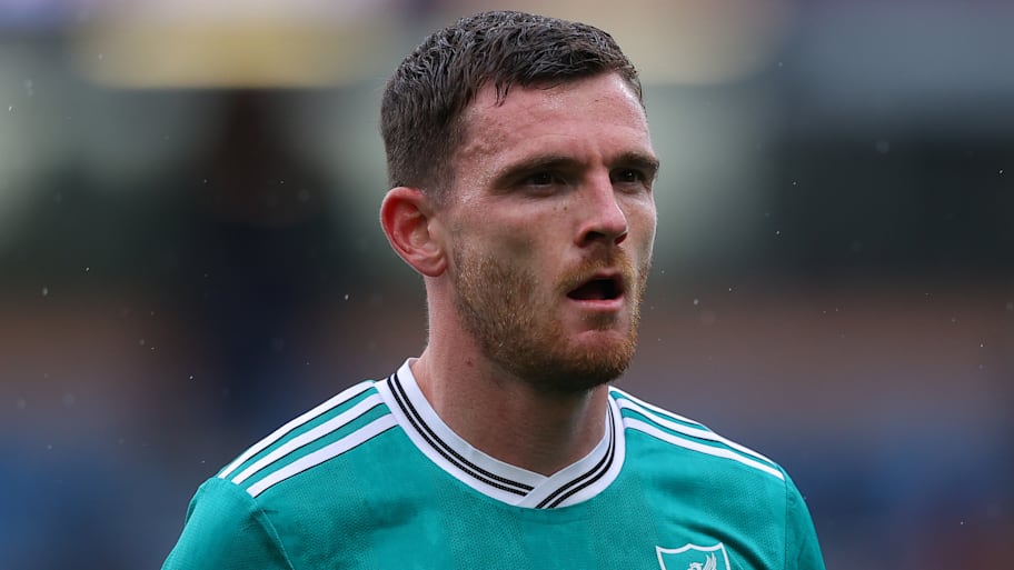 Andy Robertson in action for Liverpool.