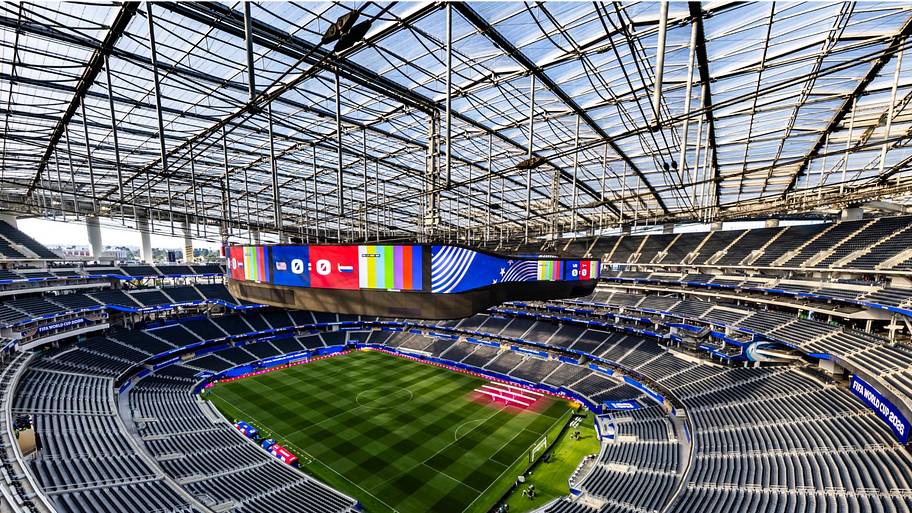 SoFi Stadium in Los Angeles. 
