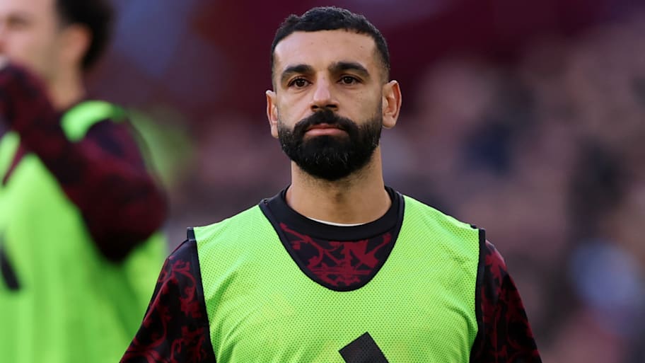 Mohamed Salah in a subs bib.