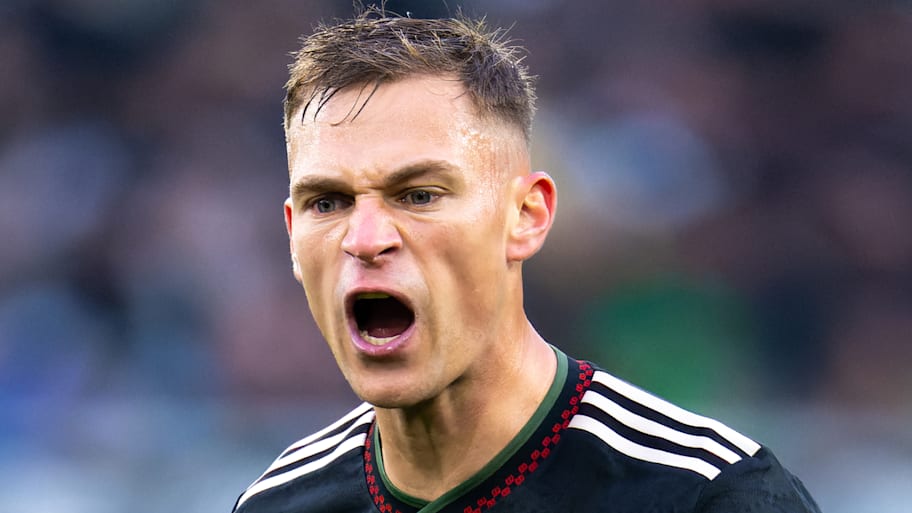 Joshua Kimmich shouting.