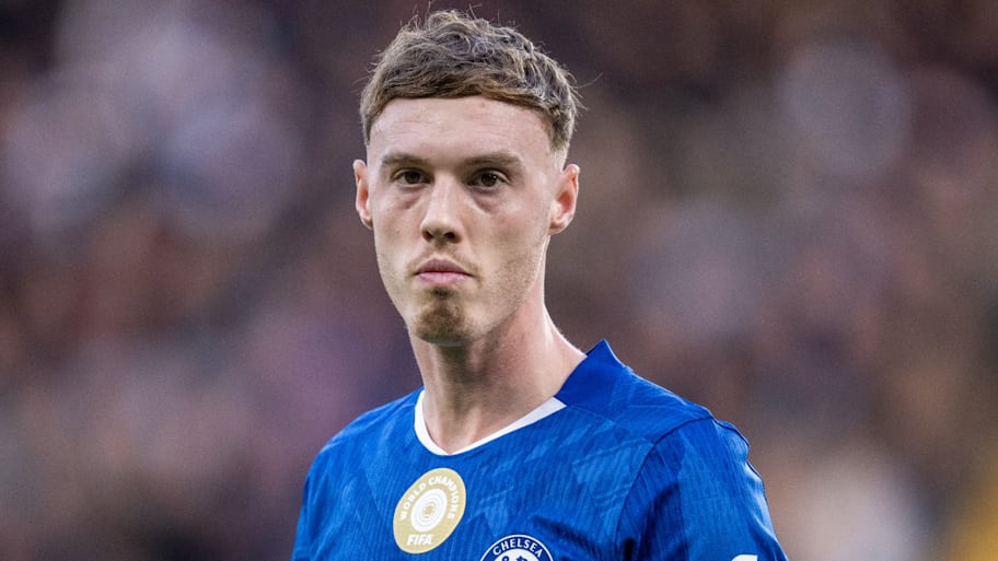 Cole Palmer looking peeved.