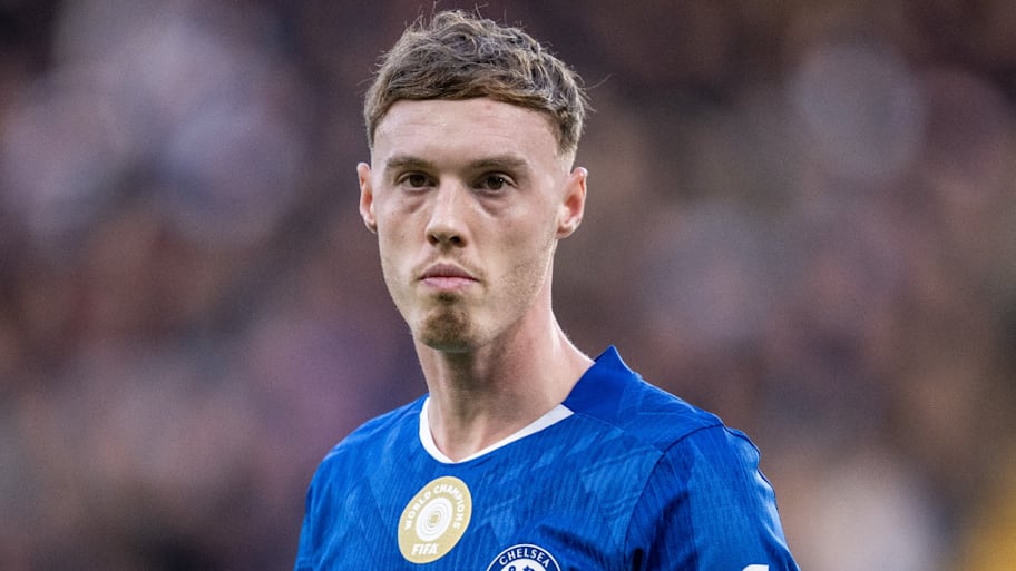 Cole Palmer looking peeved.