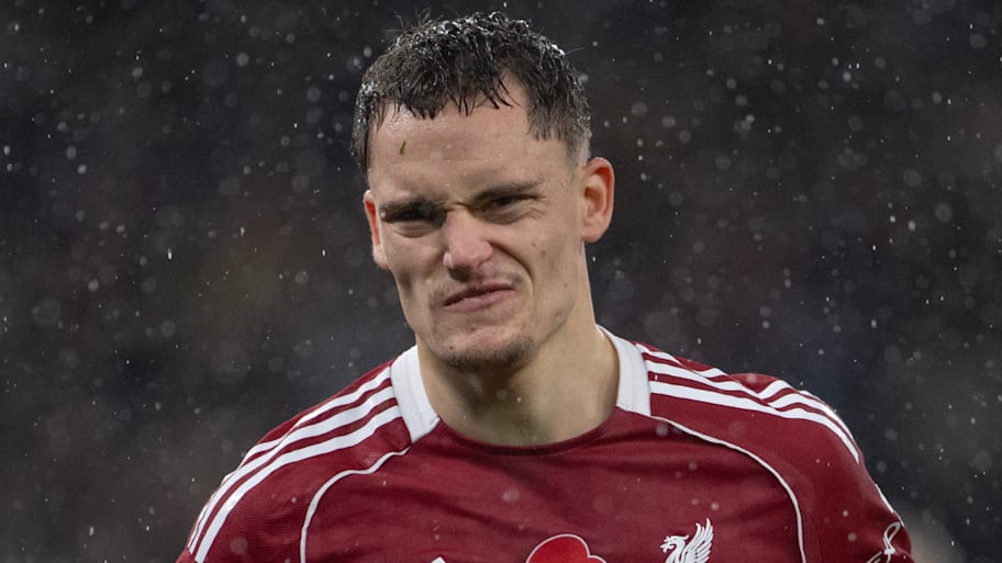 Florian Wirtz grimacing.