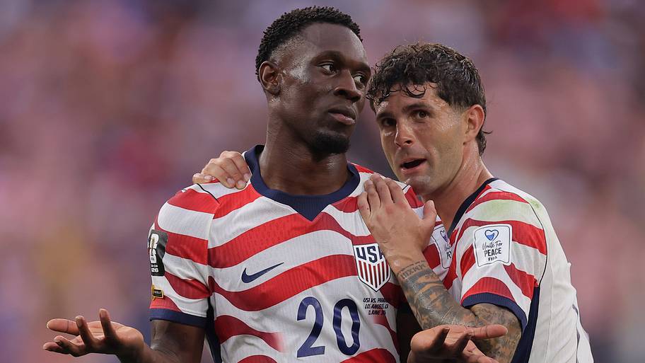Folarin Balogun and Christian Pulisic.