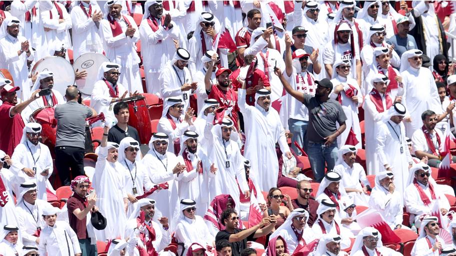 Qatar soccer fans