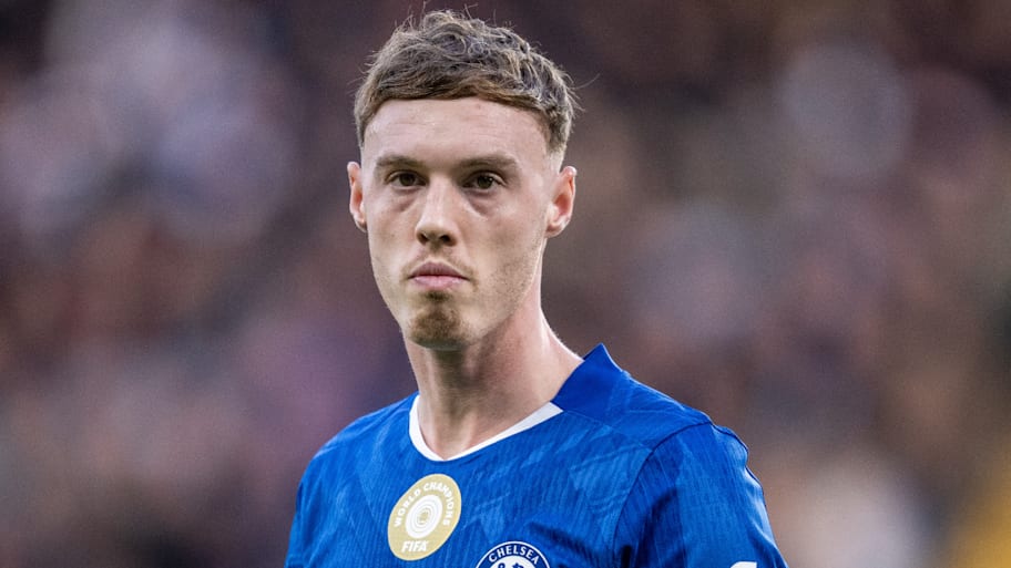 Cole Palmer looking peeved.