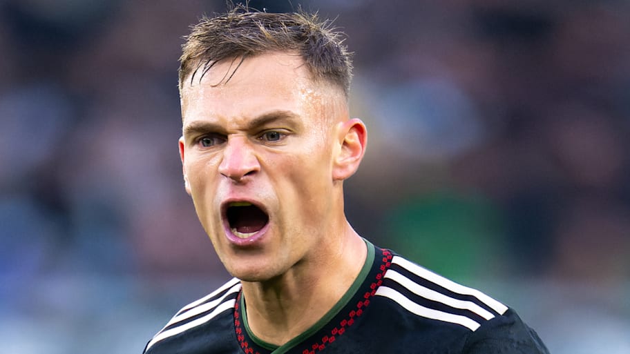 Joshua Kimmich shouting.