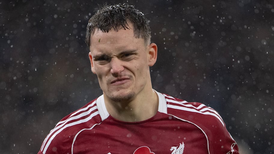 Florian Wirtz grimacing.