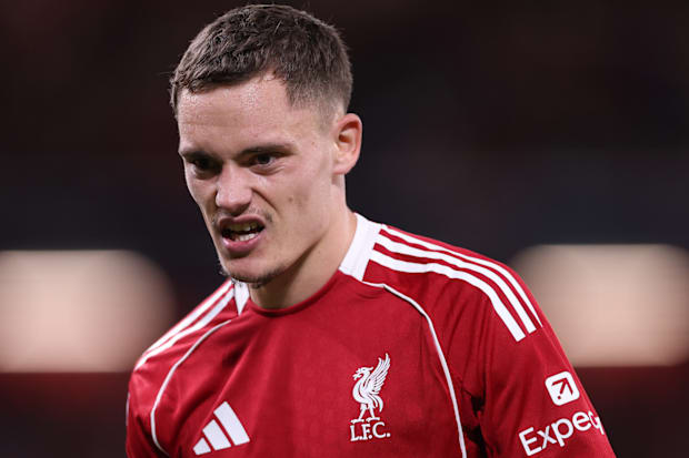 Florian Wirtz grimacing. Florian Wirtz grimacing.