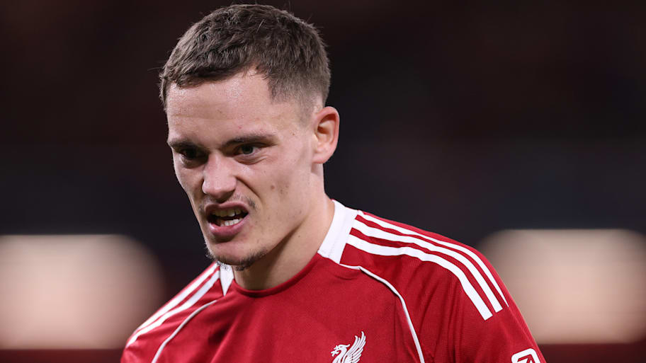 Florian Wirtz grimacing.