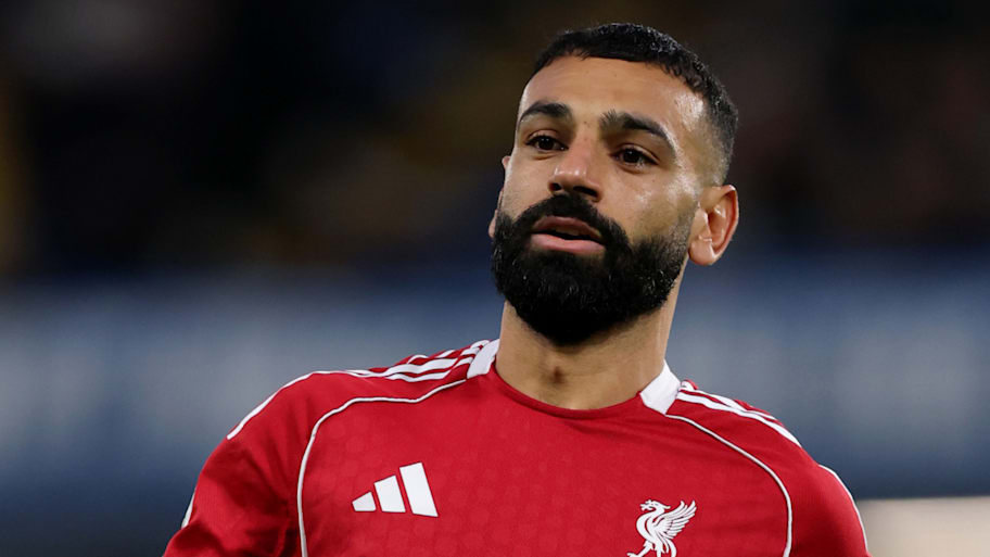 Mohamed Salah looking sheepish.
