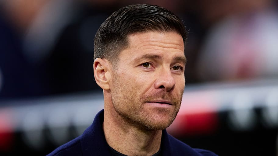 Xabi Alonso looking to the side.