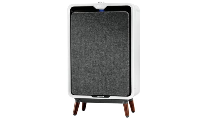 Bissell air320 Smart Air Purifier against white background.
