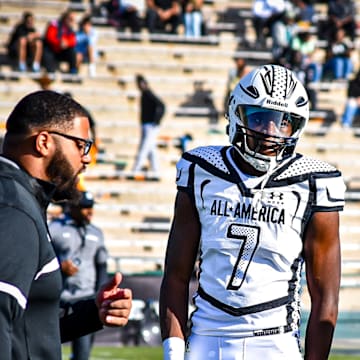 South Carolina target and No. 1 player in the class of 2026, Zion Elee, showcases his dominance during the Under Armour All-America Game on November 2.