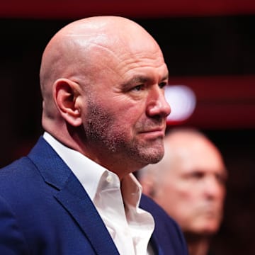 UFC CEO Dana White looks on during an event.