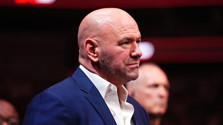 UFC CEO Dana White looks on during an event.