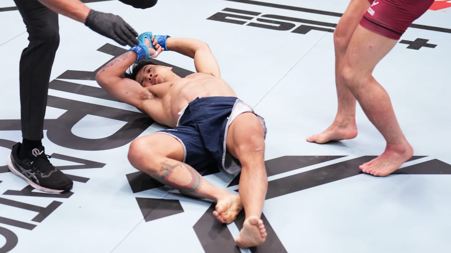 Watch absolutely brutal knockout to open Contender Series Season 8