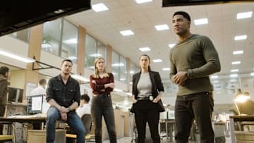 “They Paid More” – When a bus full of American volunteers is hijacked in a dangerous section of Morocco, the Fly Team works to locate the missing aid workers and the people who kidnapped them, on FBI: INTERNATIONAL, Tuesday, Dec. 3 (9:00-10:00 PM, ET/PT) on the CBS Television Network, and streaming on Paramount+ (live and on-demand for Paramount+ with SHOWTIME subscribers, or on-demand for Paramount+ Essential subscribers the day after the episode airs). Pictured (L-R): Jesse Lee Soffer as