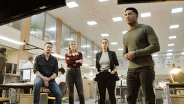 “They Paid More” – When a bus full of American volunteers is hijacked in a dangerous section of Morocco, the Fly Team works to locate the missing aid workers and the people who kidnapped them, on FBI: INTERNATIONAL, Tuesday, Dec. 3 (9:00-10:00 PM, ET/PT) on the CBS Television Network, and streaming on Paramount+ (live and on-demand for Paramount+ with SHOWTIME subscribers, or on-demand for Paramount+ Essential subscribers the day after the episode airs). Pictured (L-R): Jesse Lee Soffer as