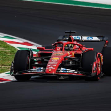 Charles Leclerc wins the Italian Grand Prix.