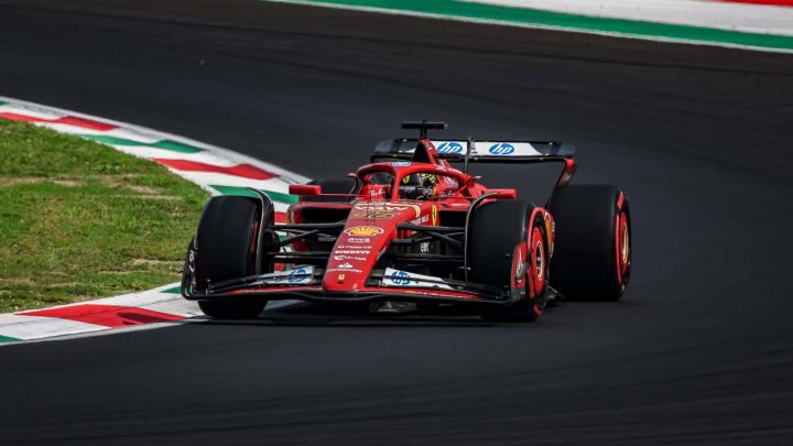 Charles Leclerc wins the Italian Grand Prix.